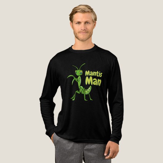 T-shirt En Tri-matière Prière Mantis Man Green Garden Insect (Recto complet)