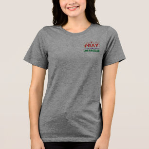 T-shirt En Tri-matière Priez pour Los Angeles : Solidarité avec LA