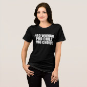 T-shirt En Tri-matière Pro Femme Enfant Pro Choice Femmes (Recto plein)