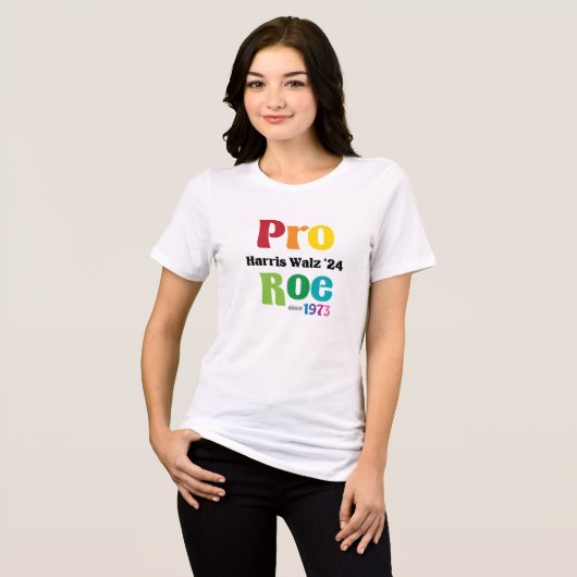 T-shirt En Tri-matière Pro Roe Kamala Harris Walz T-shirt (Recto plein)