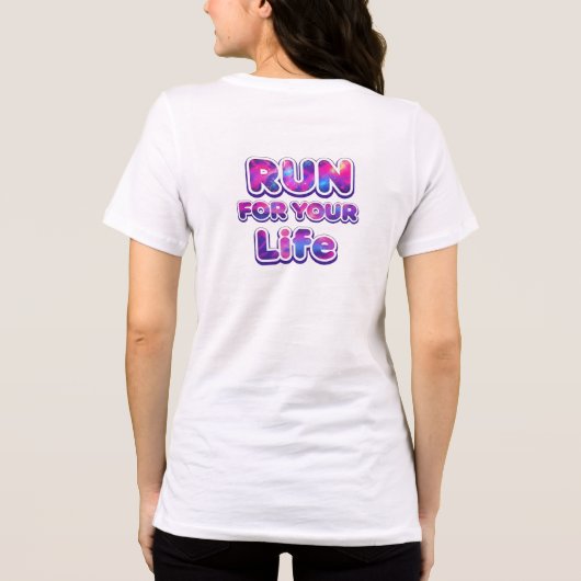 T-shirt En Tri-matière Pro Running Motivation (Verso)