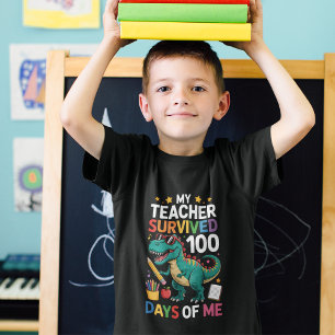 T-shirt En Tri-matière Prof 100 Jours Survivant Drôle