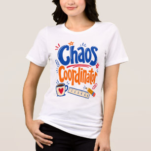 T-shirt En Tri-matière Professeur Coordinateur de Chaos Design Retour à l