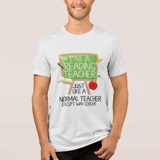 T-shirt En Tri-matière Professeur de lecture (Recto)