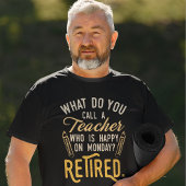 T-shirt En Tri-matière Professeur retraité Chef de l'école Retraite