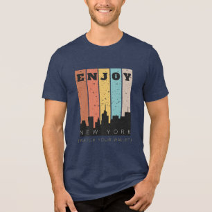 T-shirt En Tri-matière Profitez de New York, surveillez votre portefeuill