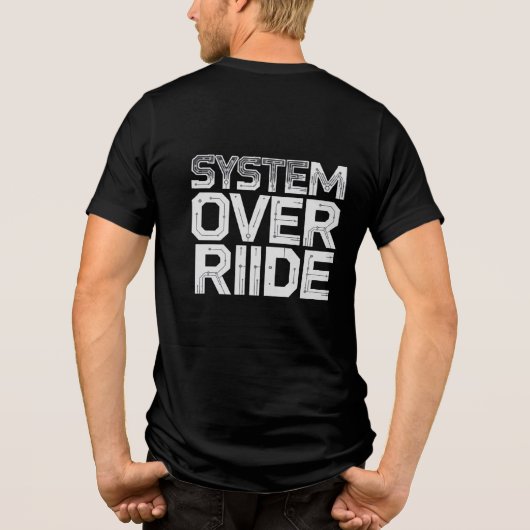 T-shirt En Tri-matière Programmer Hacker Design (Verso)