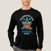T-shirt En Tri-matière Programmeur Introverti Rechargeant pour Coder Plus (Recto)