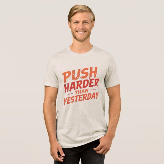 T-shirt En Tri-matière Progrès inlassables (Recto plein)