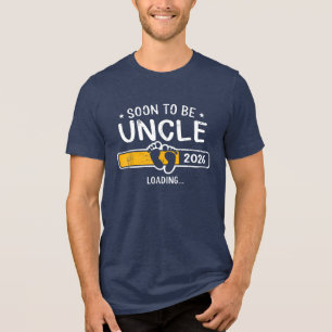 T-shirt En Tri-matière Promu Oncle estimé 2026 Annonce de bébé 2026