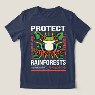 T-shirt En Tri-matière Protéger les forêts tropicales Sensibilisation De 