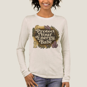 T-shirt En Tri-matière Protégez Votre Énergie Babe Sorcière Halloween