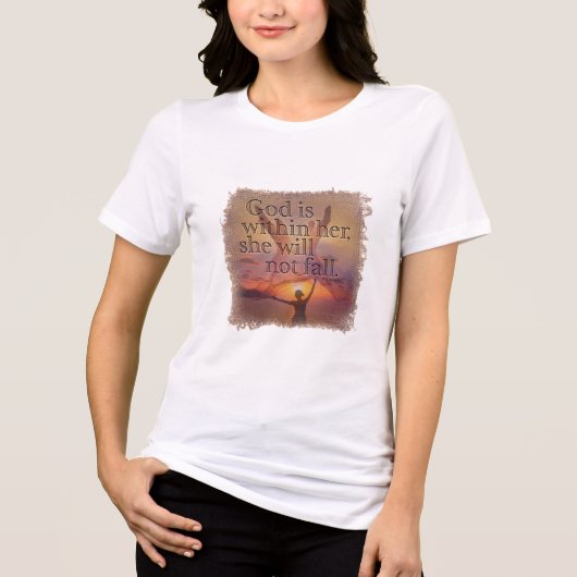 T-shirt En Tri-matière PSALM 46:5 - T Shirt (Recto)