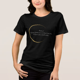 T-shirt En Tri-matière Psaume 4:8 Tee - shirt : "Je m'étendrai en paix...