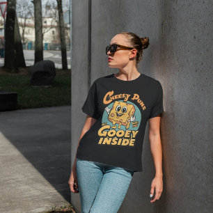 T-shirt En Tri-matière Puns Fromages Me Rendre Tous Gooey À L'Intérieur -