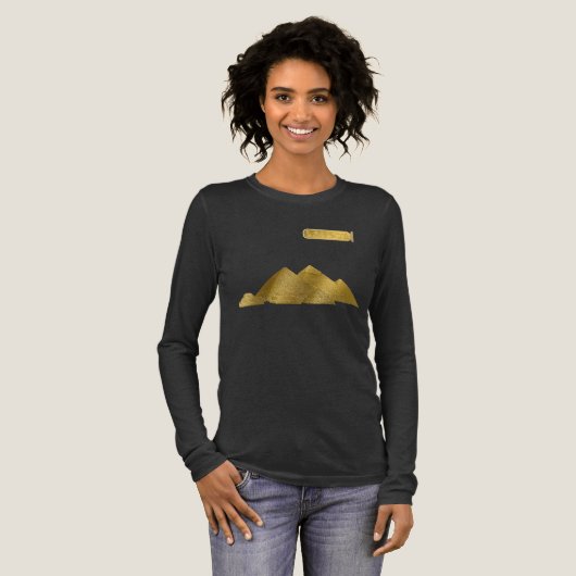 T-shirt En Tri-matière Pyramides d'or de Gizeh (Recto complet)