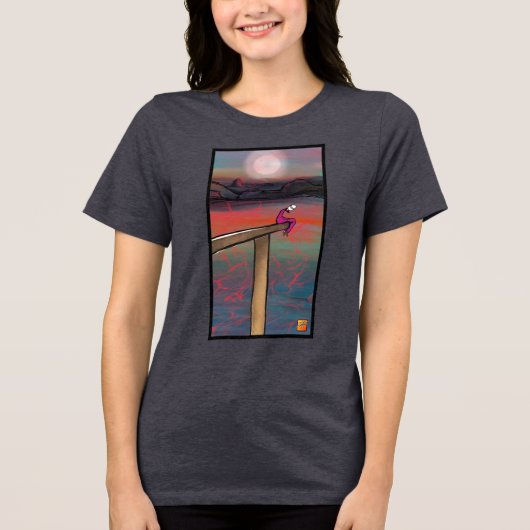 T-shirt En Tri-matière Quand la vie devient lourde (Recto)