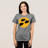 T-shirt En Tri-matière QUAND LES PIGS PASSENT LA LUNE PAR Sandra Boynton (Recto plein)