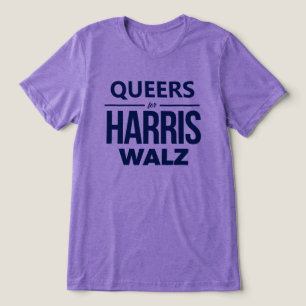 T-shirt En Tri-matière Queers pour Harris Walz