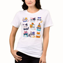 Quirky Cat Whimsical Feline Art pour Amoureux de l