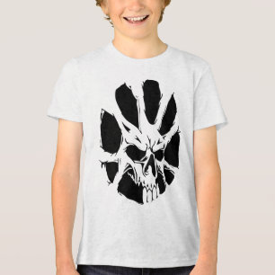 T-shirt En Tri-matière Racines de Crâne Abstraites : Art Sombre