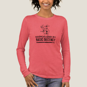 T-shirt En Tri-matière Radicalement par la décence humaine Politique