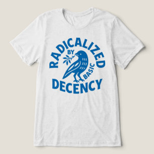 T-shirt En Tri-matière Radicalisé par la décence élémentaire Oiseau Rétro