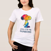 T-shirt En Tri-matière Rainbow Snoopy (Recto)
