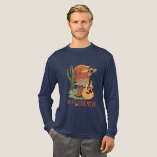 T-shirt En Tri-matière Raisonné sur le pays - Rustic Western Design