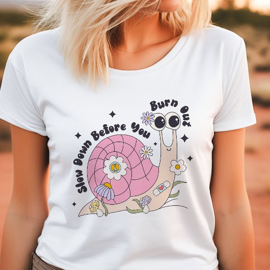 T-shirt En Tri-matière Ralentissez Avant De Brûler