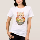 T-shirt En Tri-matière Ramen Noodle Kitty (Recto)