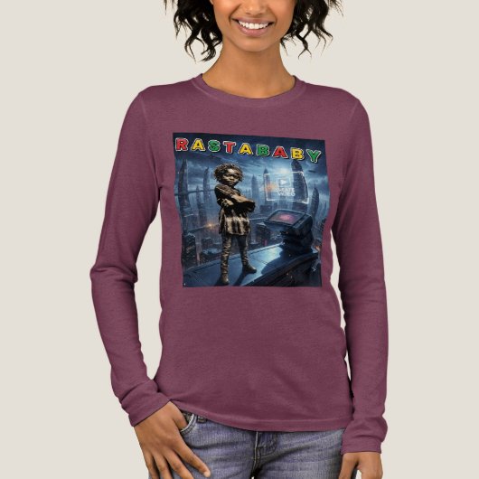 T-SHIRT EN TRI-MATIÈRE RASTABABY (Recto)