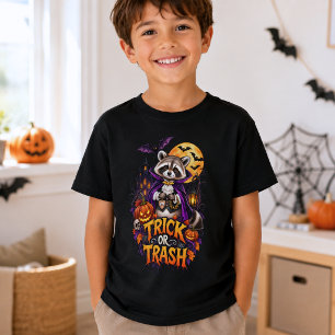 T-shirt En Tri-matière Raton laveur Halloween Vampire ou Farce