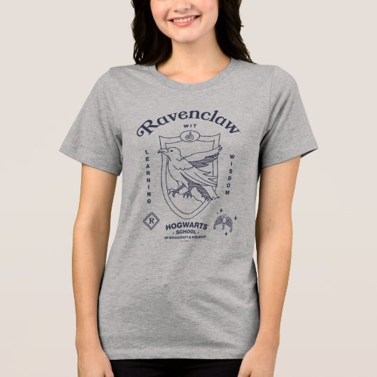 T-shirt En Tri-matière RAVENCLAW™ Wit Learning Wisdom Crest (Recto)