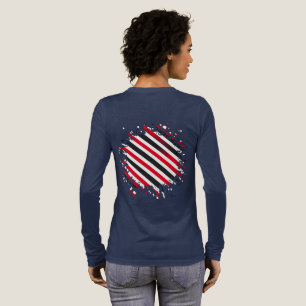 T-shirt En Tri-matière Rayures en Mouvement