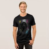 T-shirt En Tri-matière Rebelle silencieuse - Puissante T-shirt à capuchon (Recto plein)