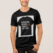 T-shirt En Tri-matière Rebooting Because Therapy Isn't Free (Recto)