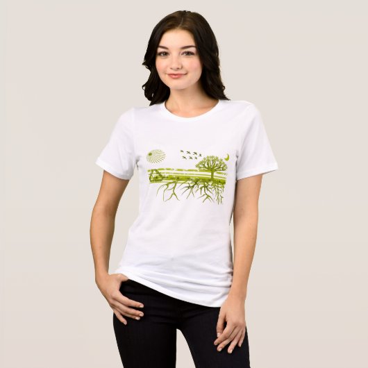 T-shirt En Tri-matière Recyclage - Customisé (Recto plein)