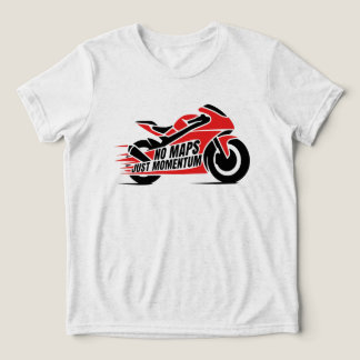 T-shirt En Tri-matière Red Black Sport Motorcycle