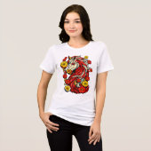 T-shirt En Tri-matière Red Fire Horse – Chinese Zodiac 2026 (Recto plein)