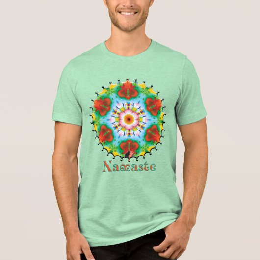 T-shirt En Tri-matière Reflex Namaste Kaleidoscope (Recto)