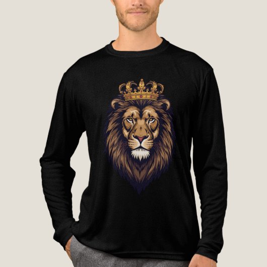 T-shirt En Tri-matière Regal Lion Crown Emblem (Recto)