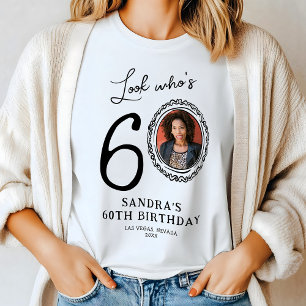 T-shirt En Tri-matière Regardez qui est soixante photo 60e anniversaire