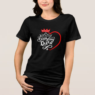 T-shirt En Tri-matière Reine d'anniversaire - maillot de femme d'annivers