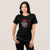 T-shirt En Tri-matière Reine d'anniversaire - maillot de femme d'annivers (Recto plein)