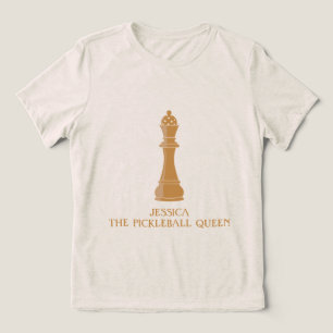 T-shirt En Tri-matière Reine de Pickleball Personnalisée