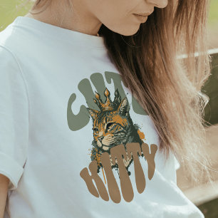 T-shirt En Tri-matière Reine des amoureux des chats mignons