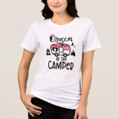 T-shirt En Tri-matière Reine Du Camper Rose (Recto)