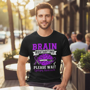 T-shirt En Tri-matière Réinitialisation du cerveau, humour pour la sensib