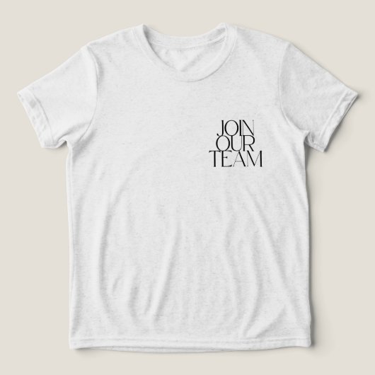 T-shirt En Tri-matière Rejoignez notre équipe (Design Recto)